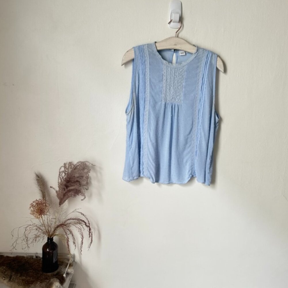 GAP women's pastel blue summer top